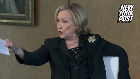 Hillary Clinton confronted by heckler over Biden's 'warmongering' speech: 'Sit down!'