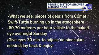 How and when to catch the Perseid meteor shower this weekend