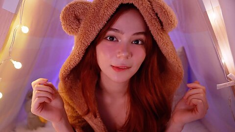 ASMR in the Blanket Fort 🧸 | Cozy Whispers and Tapping for Ultimate Relaxation