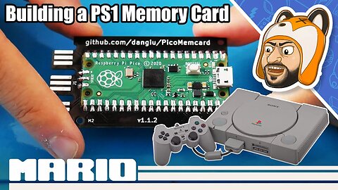 Turning a Raspberry Pi Pico into a PS1 Memory Card with PicoMemcard - Overview & Install!