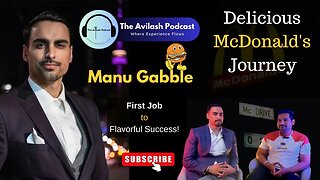 Delicious McDonald's Journey | First Job to Flavorful Success | The Avilash Podcast #clips