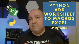 Python - Add Worksheet to Excel Macros File