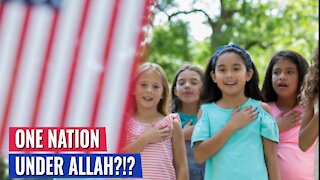 OUTRAGE AFTER HIGH SCHOOL GRADUATES LED IN PLEDGE OF ALLEGIANCE TO “ONE NATION, UNDER ALLAH”