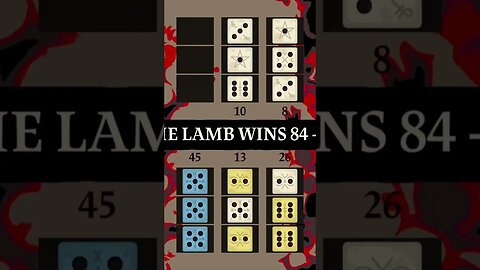 cult of the Lamb trophy beating a rat in a game of chance