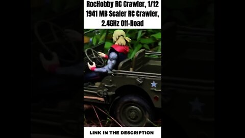 RocHobby RC Crawler, 1/12 1941 MB Scaler RC Crawler, 2.4GHz Off-Road Vehicle Climbing Car #shorts