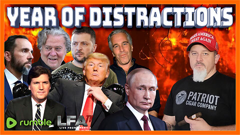 The Year Of Distractions | AMERICA FIRST LIVE 1.2.24 3pm