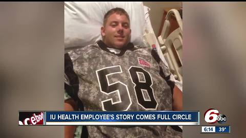 Man begins working for hospital that saved his life in high school