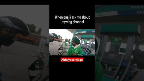my confidence level .when Paaji ask me about my vlog channel #youtubeshorts #travel #vlog #dailyvlog