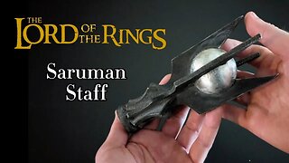 Making a Metal Saruman's Wizard Staff - Solid Aluminum!!!