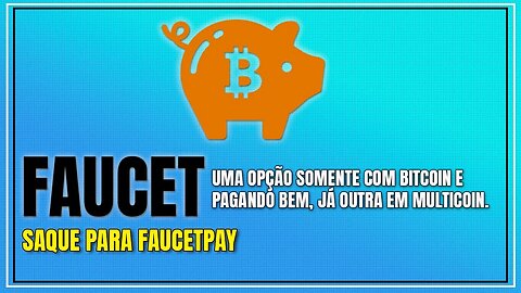 Faucet - Uma multi e outra Bitcoin #crypto #btcfaucet