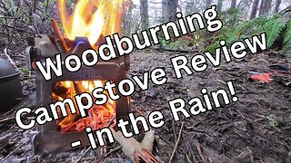 Camp Stove Review - in the Rain #campstove #campinggear #backpacking