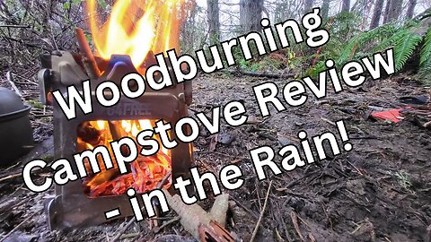 Camp Stove Review - in the Rain #campstove #campinggear #backpacking