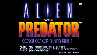 Couch co-op gaming Alien VS Predator part 1