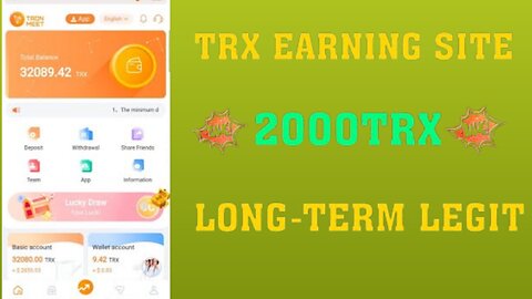 LATEST BEST TRON (TRX) MINING APP 2023 || LONG-TERM LEGIT TRX EARNING PLATFORM