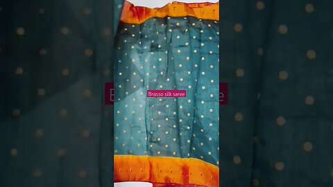 Brasso silk saree#brassosaree #shortsfeed