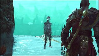 Kratos and Atreus See An Illusion In Helheim | PS5, PS4 | God of War (2018) 4K Clips