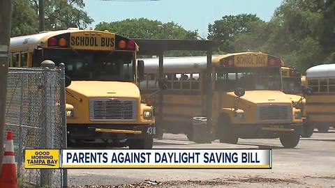 Parents against year-round Daylight Saving Time