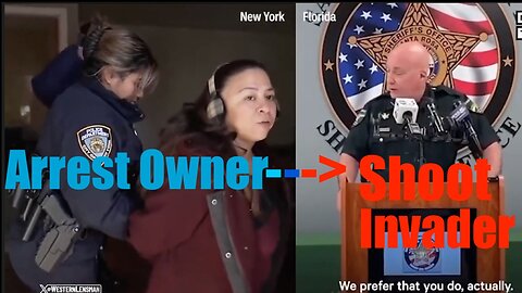 Federalism in Action: Florida- SHOOT the Home Invader; NY -- Arrest the Owner