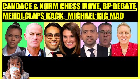 CANDACE OWENS & NORM FINKELSTEIN, BREAKING POINTS DEBATE, MEHDI HASAN CLAPS BACK, RAPAPORT BIG MAD