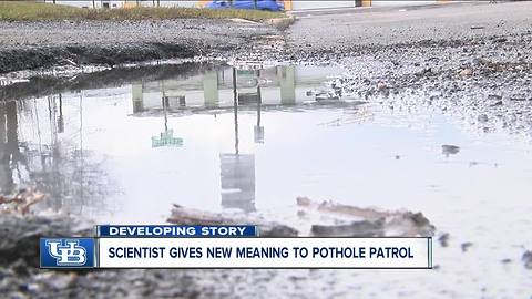 UB professor creates sensor that can predict potholes