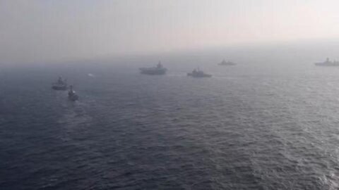 USS Nimitz participates in Exercise Malabar 2020