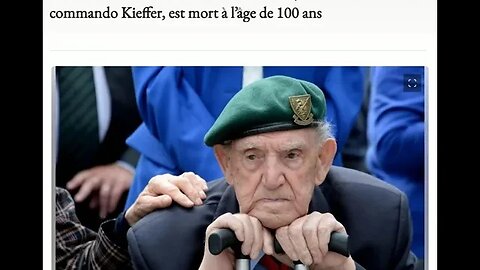 INFO OUEST-FRANCE. Léon Gautier, dernier vétéran du commando Kieffer, est mort à l’âge de 100 ans