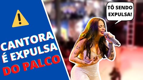 POLÊMICA | Expulsaram a cantora Tayara Andreza do palco por não mandar um alô para o prefeito