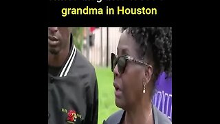 armed thug tried to rob a black grandma in Houston