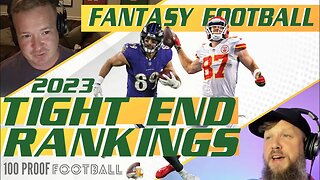 FANTASY FOOTBALL TIGHT END RANKINGS