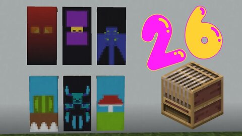 How to Make 20 + Banners | Minecraft