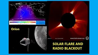 SOLAR FLARE AND RADIO BLACKOUT