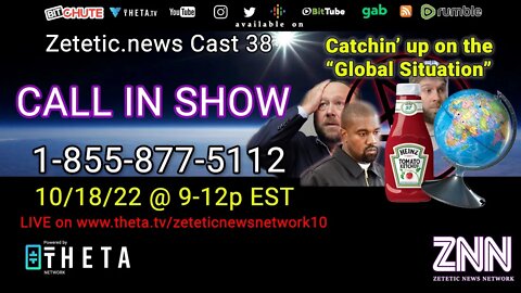 ZNN Cast 38 LIVE Call in Show 1855-877-5112: Catchin' up on the "Global" situation
