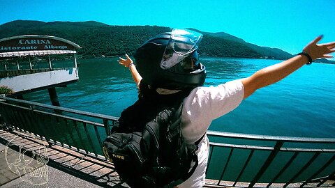 RELAXED COUPLE RIDE IN LUGANO. (RAW Onboard)