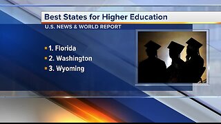 Florida No. 1 for higher education, according to the U.S. News & World Report