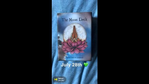 July 28th oracle card: nature