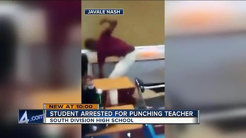 Milwaukee teen arrested for punching teacher