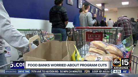 Food boxes instead of food stamps? Food banks worried about program cuts