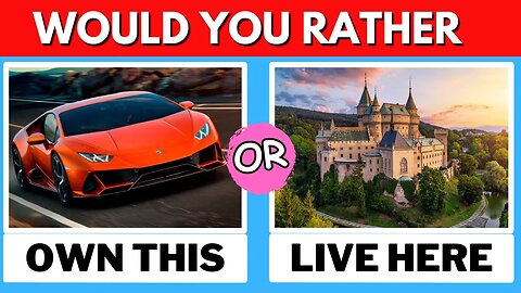Would You Rather? | Luxury Edition 💎