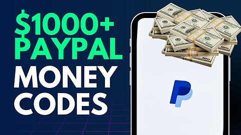 $1000+ PAYPAL MONEY CODES *LEAKED FREE METHOD*! (Make Money Online 2023)