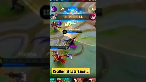 Cecillion di Late Game #mobilelegend #razimaruyama #cecilion #lategame