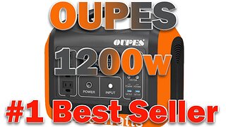 OUPES 1200W Portable Power Station 992Wh LiFePO4 Battery Backup Solar Generator