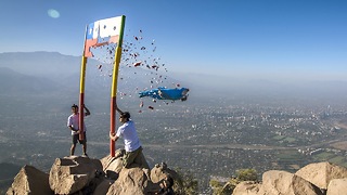 Wingsuiter Crashes Through Sign In Midair At 120mph