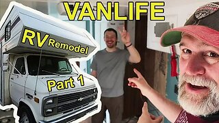 Remodeling an OLD RV for Vanlife PART 1