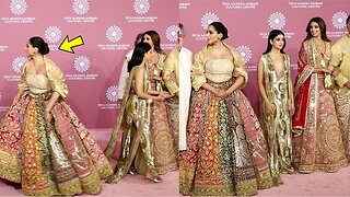 Sonam Kapoor Ignore Shweta Bachchan And Navya At NMACC Opening Launch