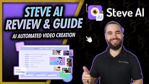 Steve.ai Review & Guide - Automatic Video Creation 🎥 Black Friday AppSumo Sale! Pictory Alternative
