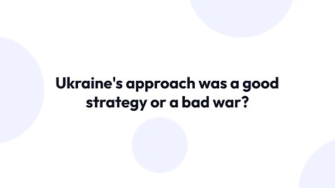 Ukraine's strategy with Russia is? hostility ?