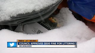 Milwaukee ups fine to $500 for littering