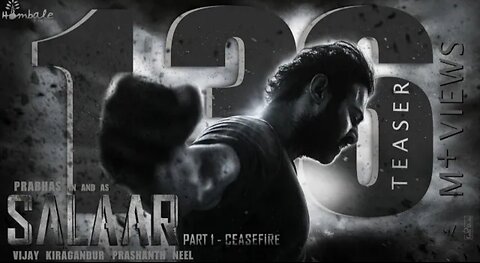 Salaar Teaser | Prabhas, Prashanth Neel, Prithviraj, Shruthi Haasan, Hombale Films, Vijay Kiragandur