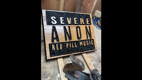 Router Carving | Wood Sign SevereAnon