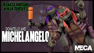 NECA TMNT The Secret of the Ooze Michelangelo and Donatello @The Review Spot